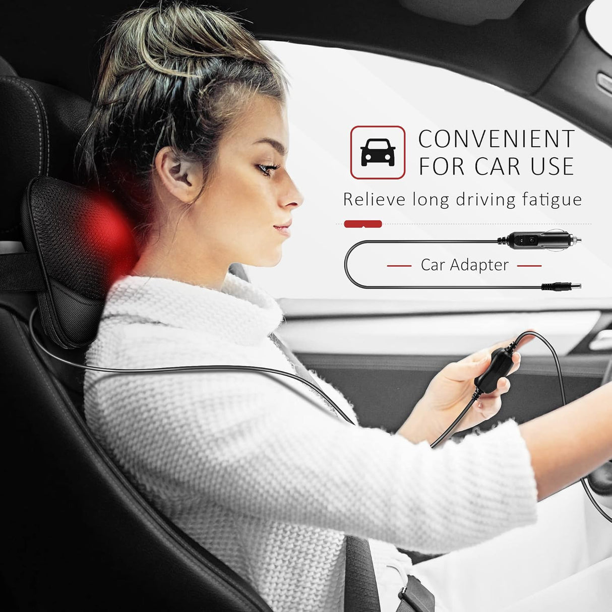 Masajeador de espalda VIKTOR JURGEN con calor, Shiatsu, modelo 2023