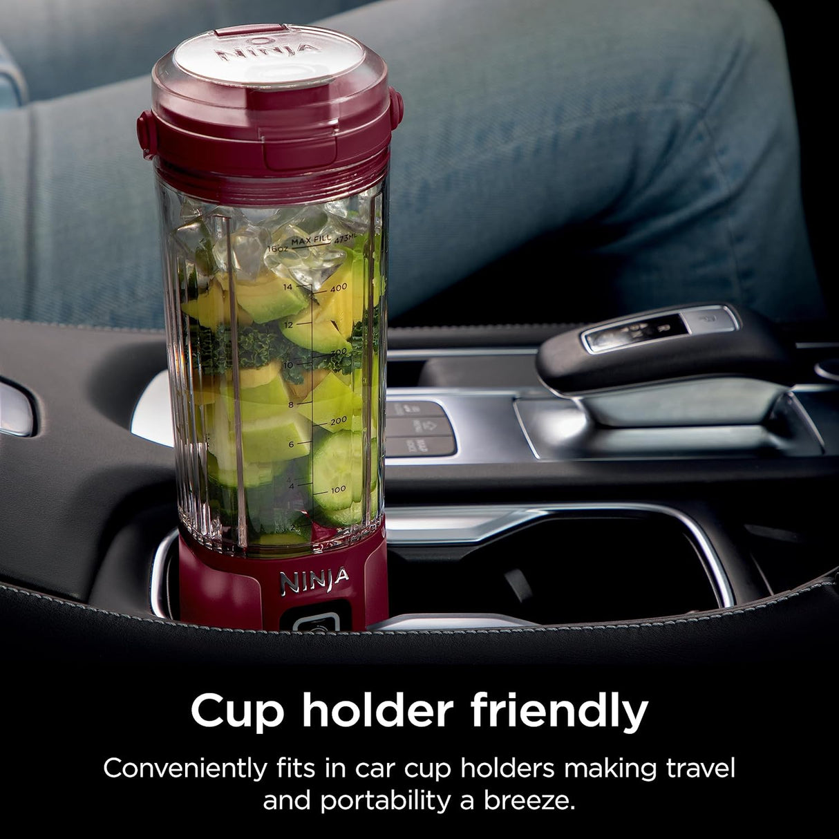 Licuadora portátil recargable USB-C rojo arándano