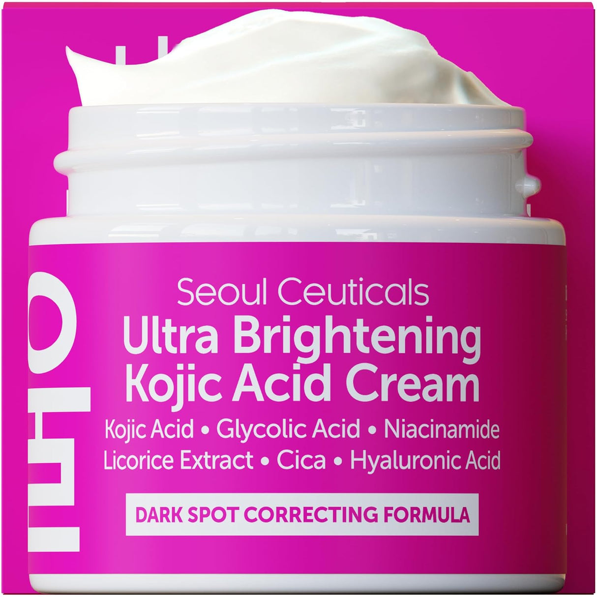 Crema Coreana Ácido Kójico, Ácido Glicólico, Niacinamida - 2oz