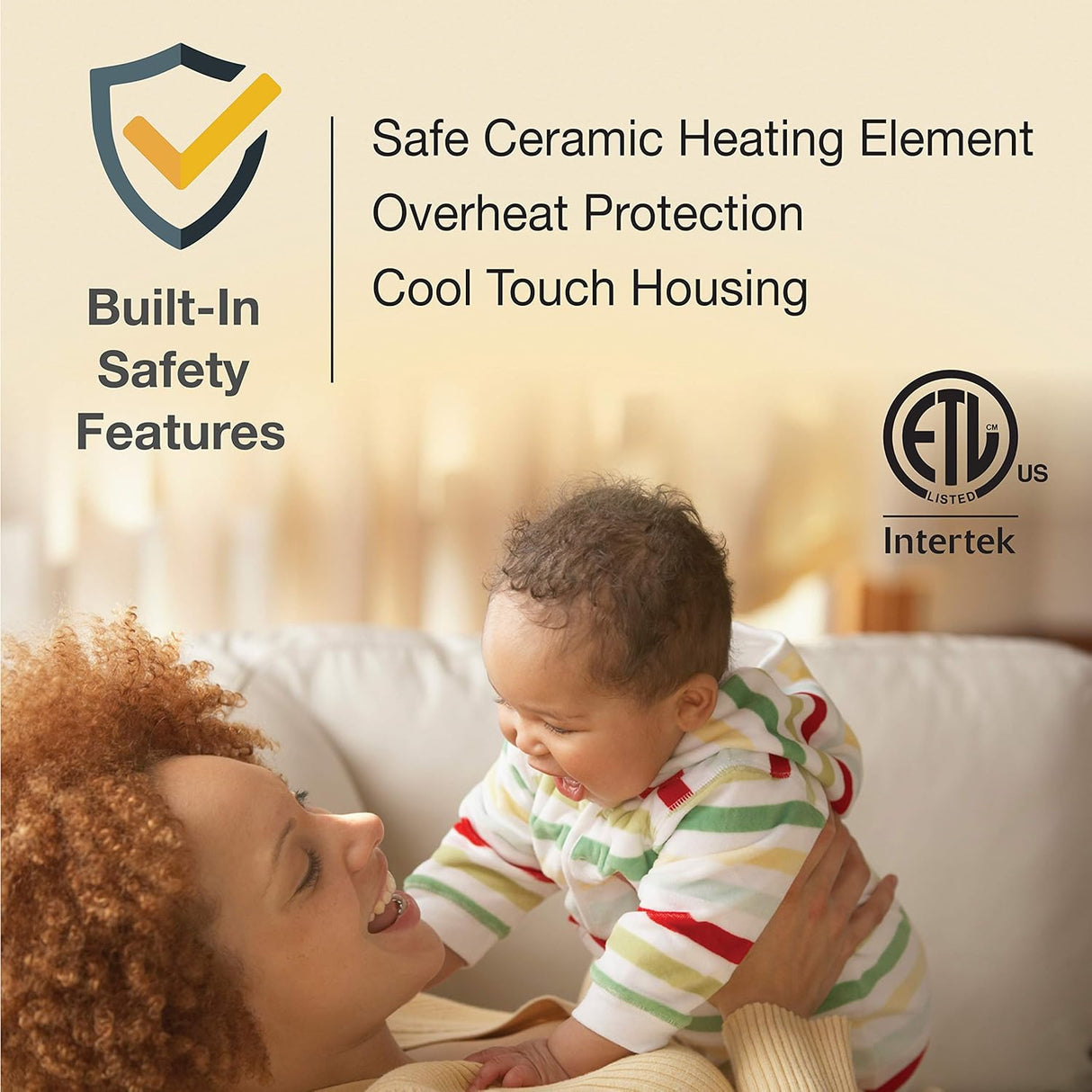 Calentador de espacio de torre de cerámica oscilante