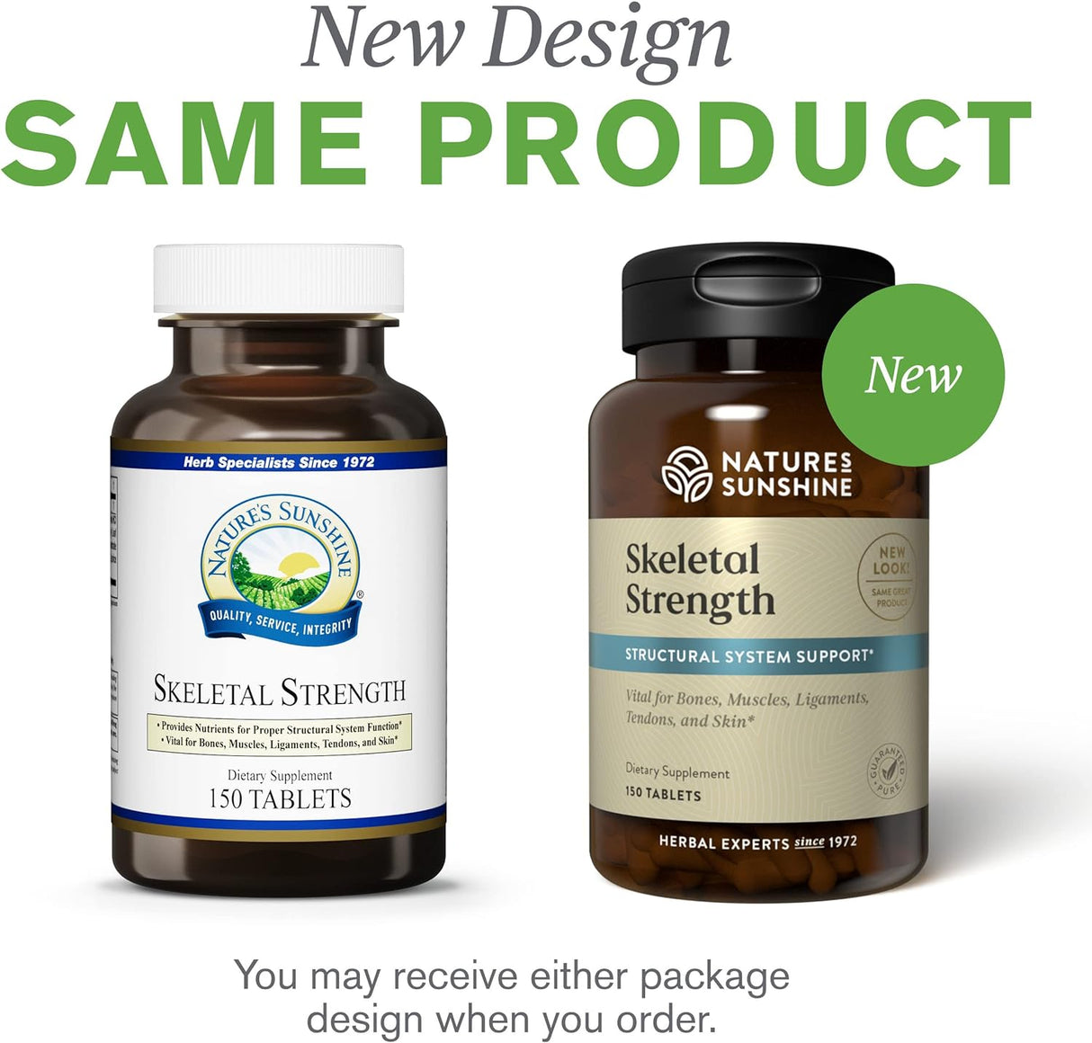 Fuerza Esquelética con Vitaminas y Minerales, 150 tabletas