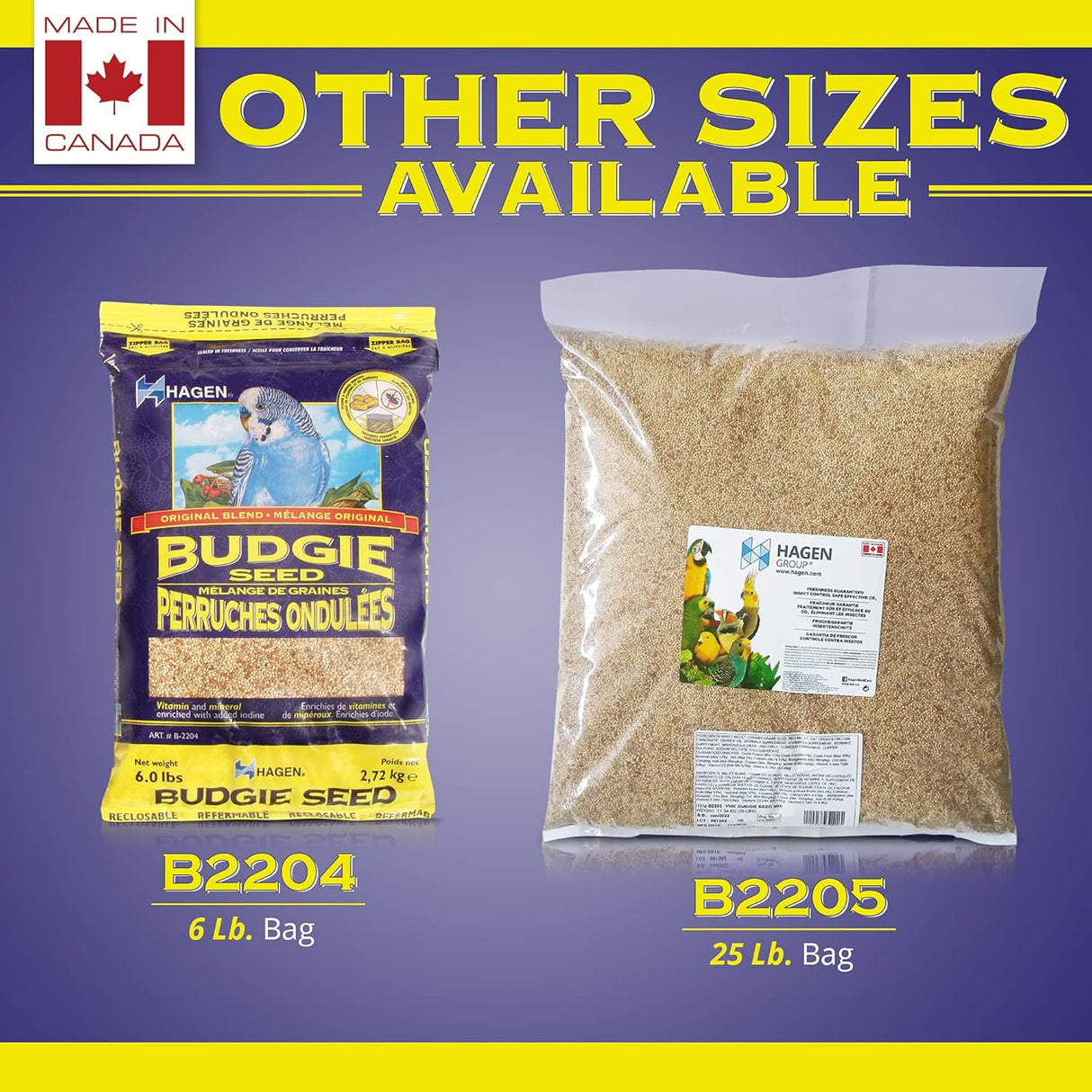 Semilla Vme de periquito/Budgie, 6 libras