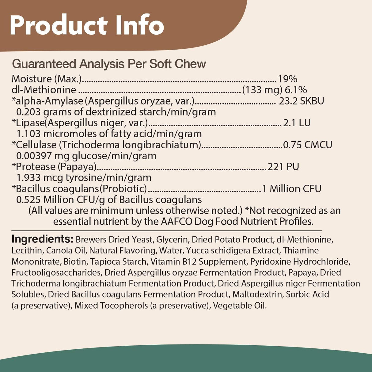 Vitaminas para perros Suplemento saludable para ayudar