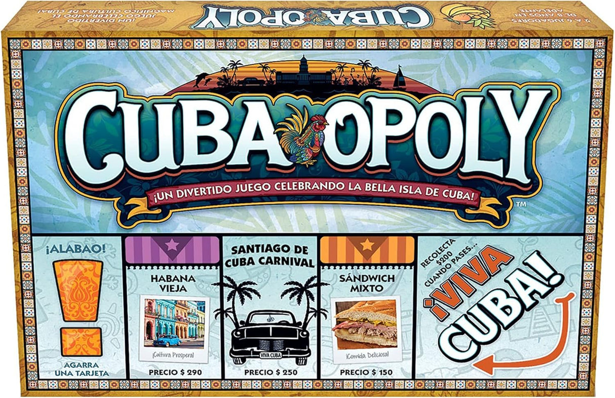 Juego de Mesa Cuba-Opoly, Late for the Sky, 2-6 Jugadores
