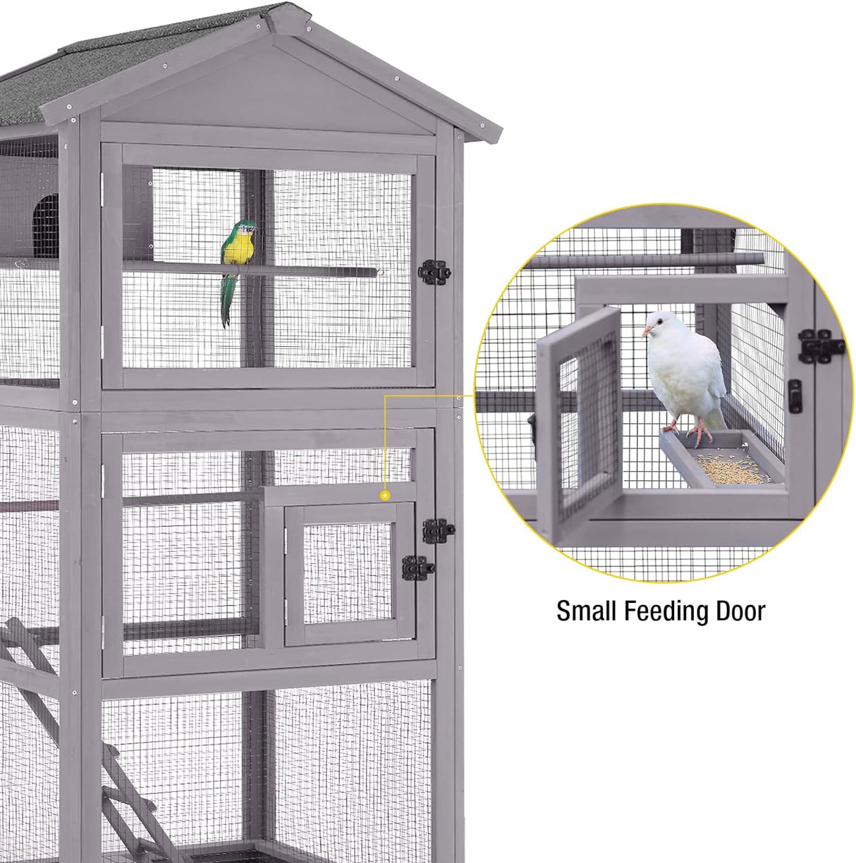 Jaulas para pájaros al aire libre ruedas incluidas