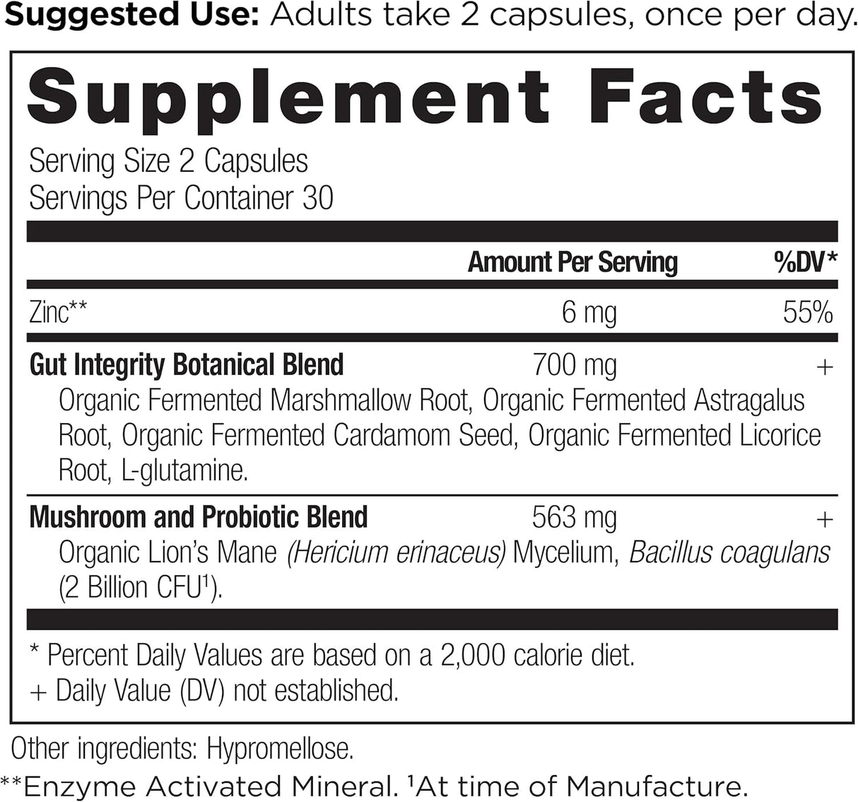 Suplemento para la salud intestinal Testo Extreme Anabolic
