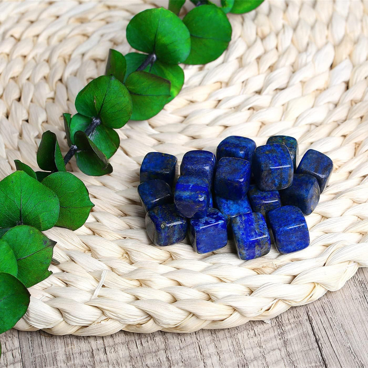 Juego de 10 cristales curativos de lapislázuli a granel