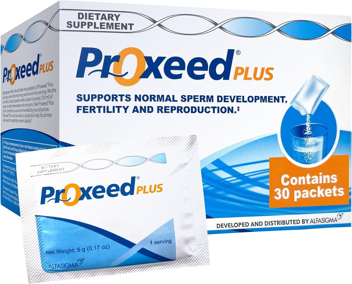 Suplementos de Fertilidad Proxeed Plus para Hombres, 30 Paquetes
