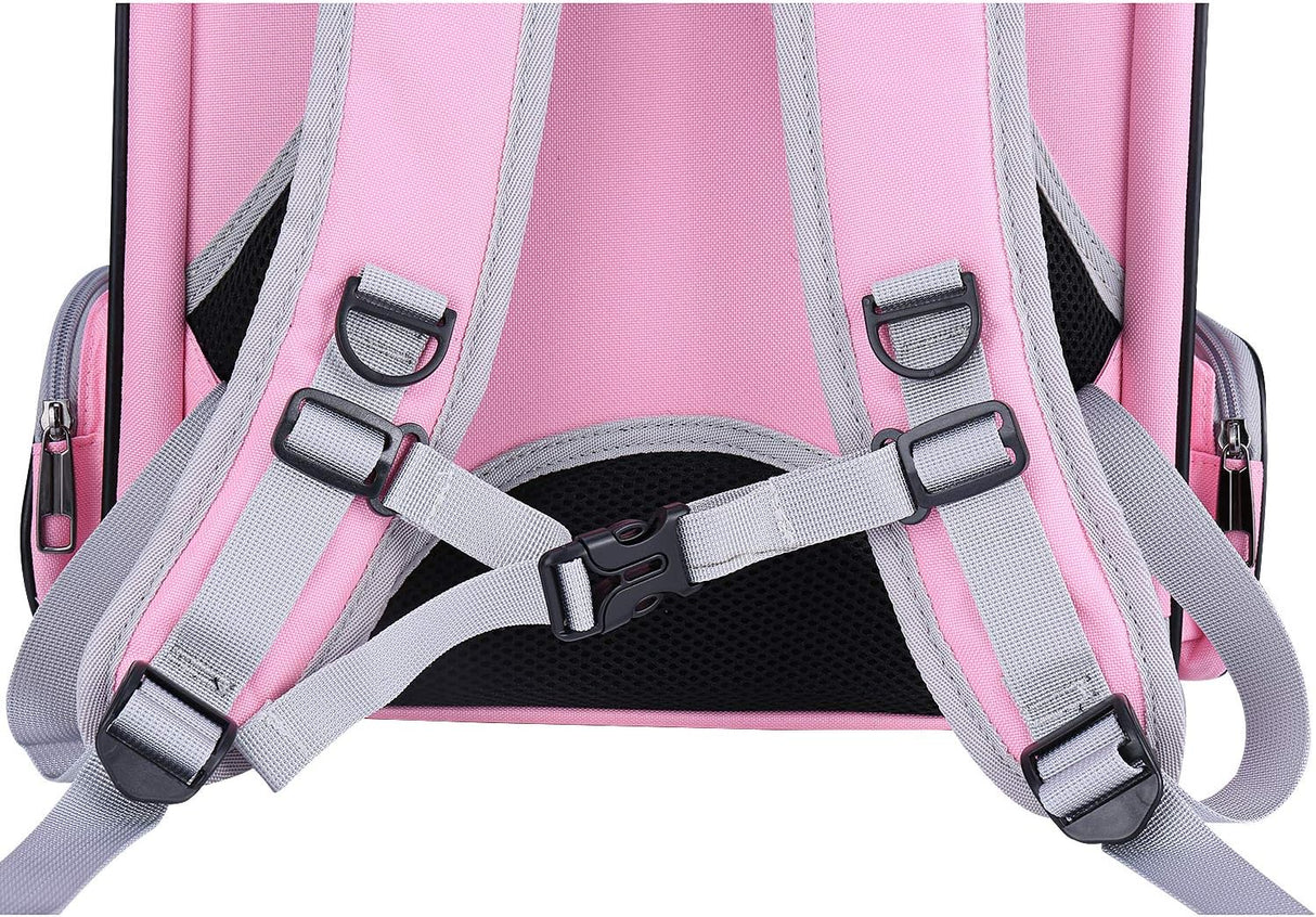 Mochila para mascotas malla totalmente ventilada