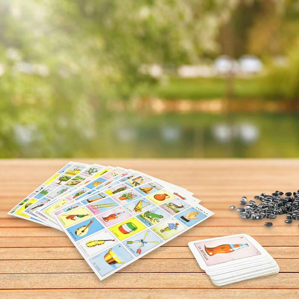 Lotería Mexicana - Juego de Bingo para 10 Jugadores - Clásico