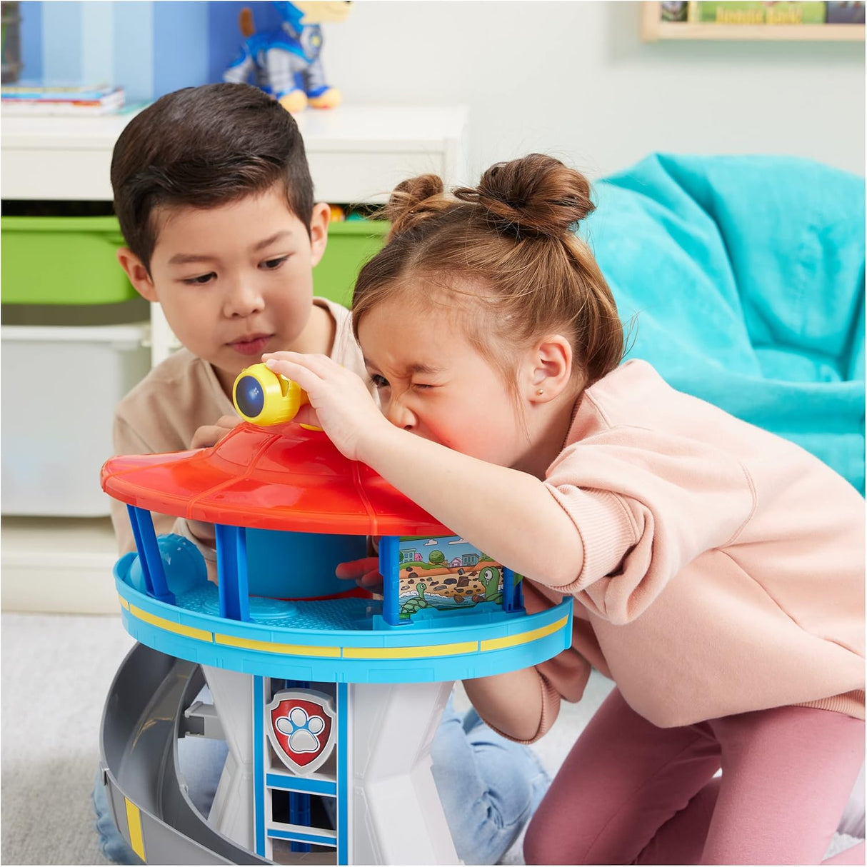 PAW Patrol Torre de Observación con Lanzador y Figuras