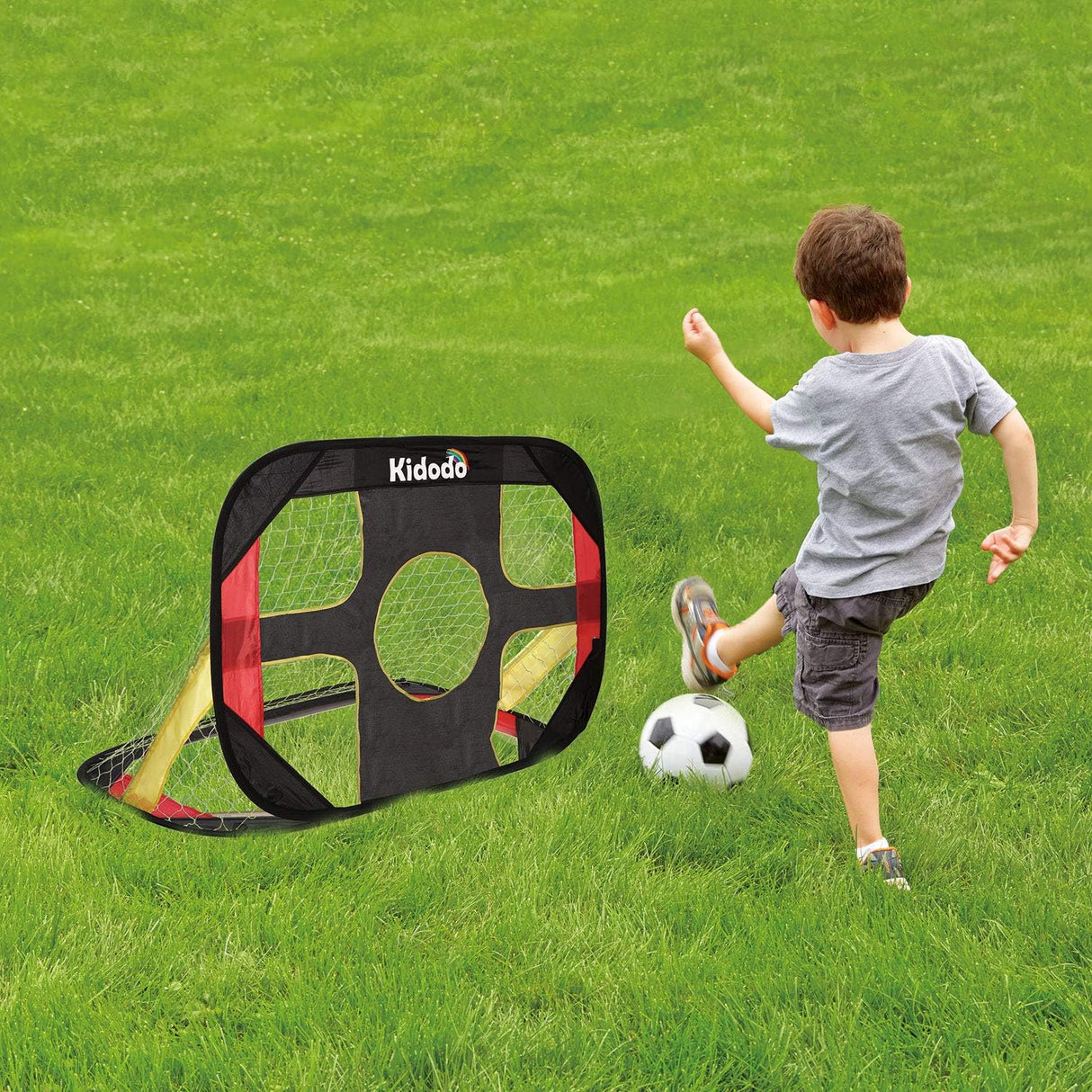 Mini arco de futbol para juegos y diversión al aire libre