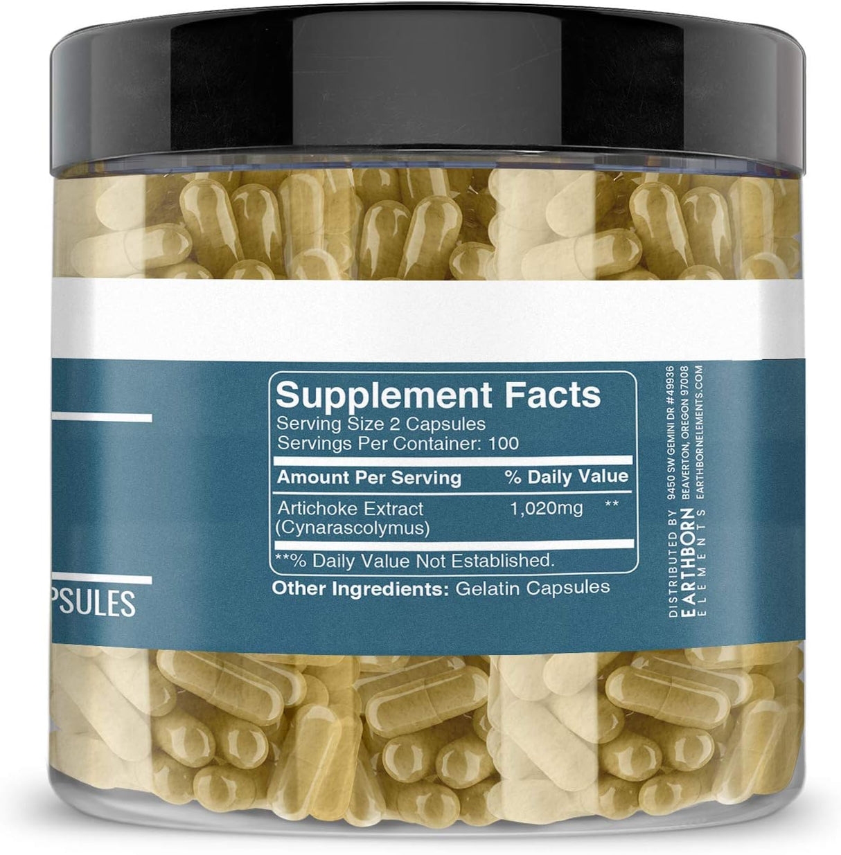 Suplementos Extracto de alcachofa puro y sin diluir 200 cáp