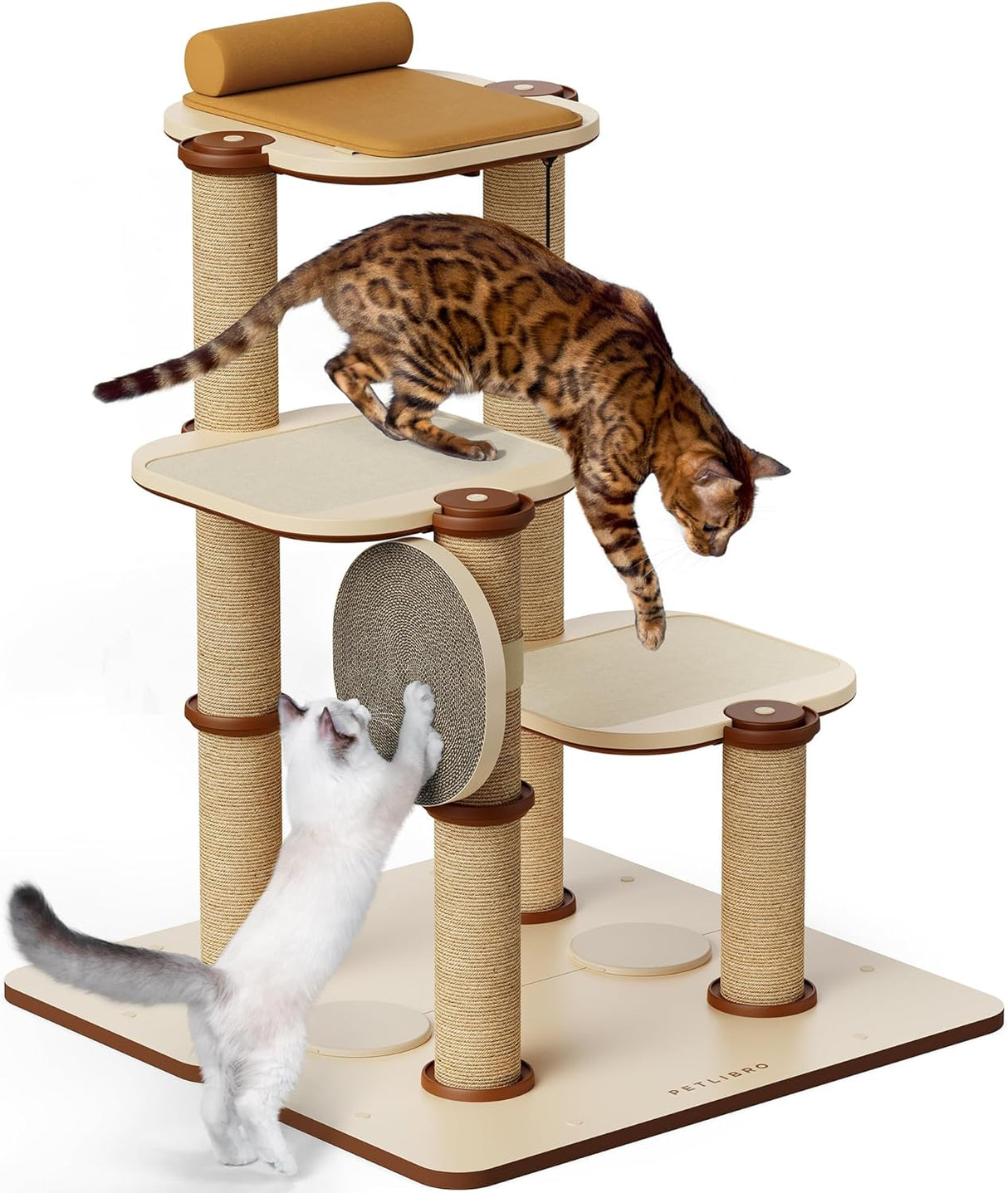 Torre de árbol para gatos de interior postes rascadores