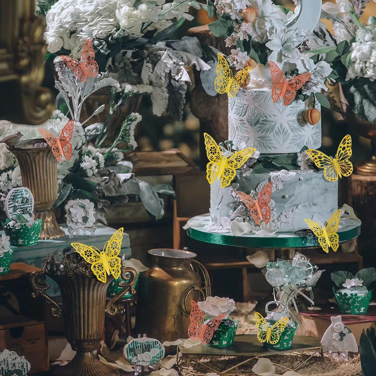 Decoración de Pared Mariposas 3D SAOROPEB, 72 Piezas, 3 Tamaños