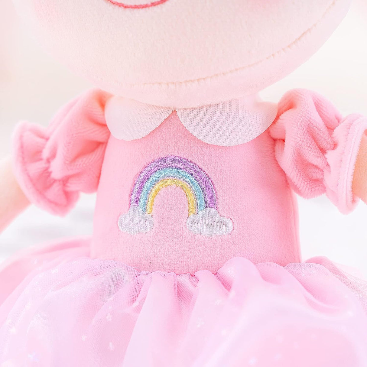 Peluche de Muñeca de primavera de unicornio rosa 15 pulgadas