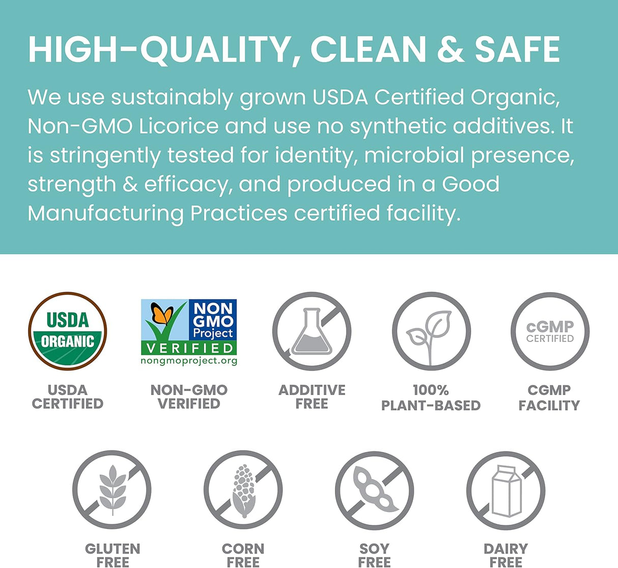 Suplemento Herbal de Regaliz Himalaya, Orgánico, 60 Capletas