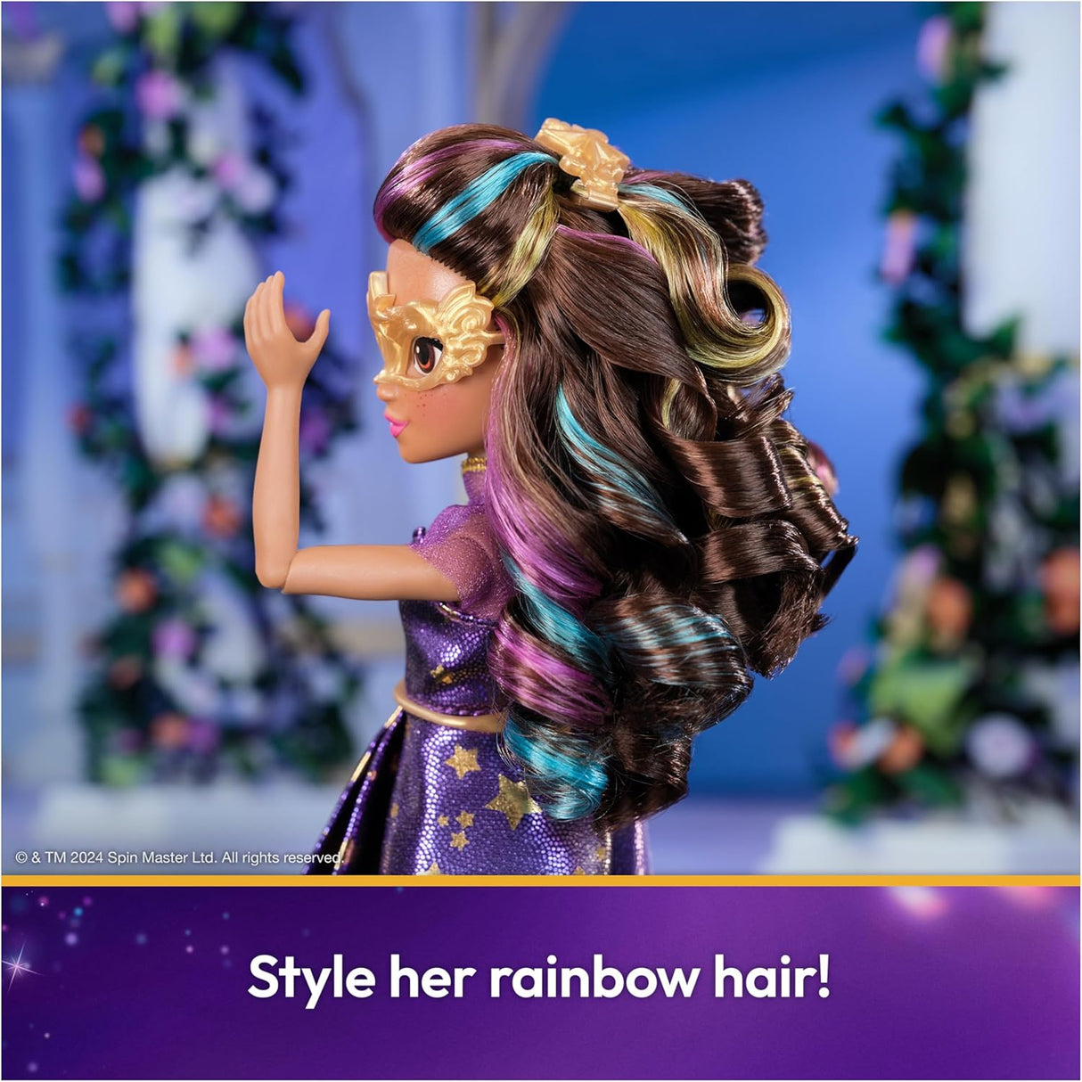 Muñeca Unicorn Academy, Sophia con 9 Accesorios, 9.5”