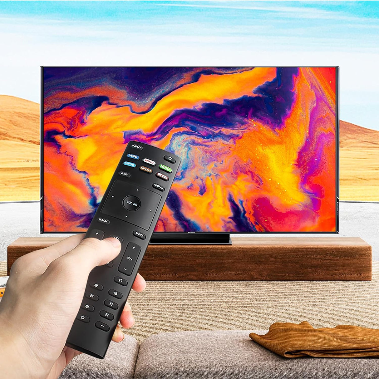 Control Remoto XRT136 Vizio Compatible con TV D40f-G9 D50x-G9