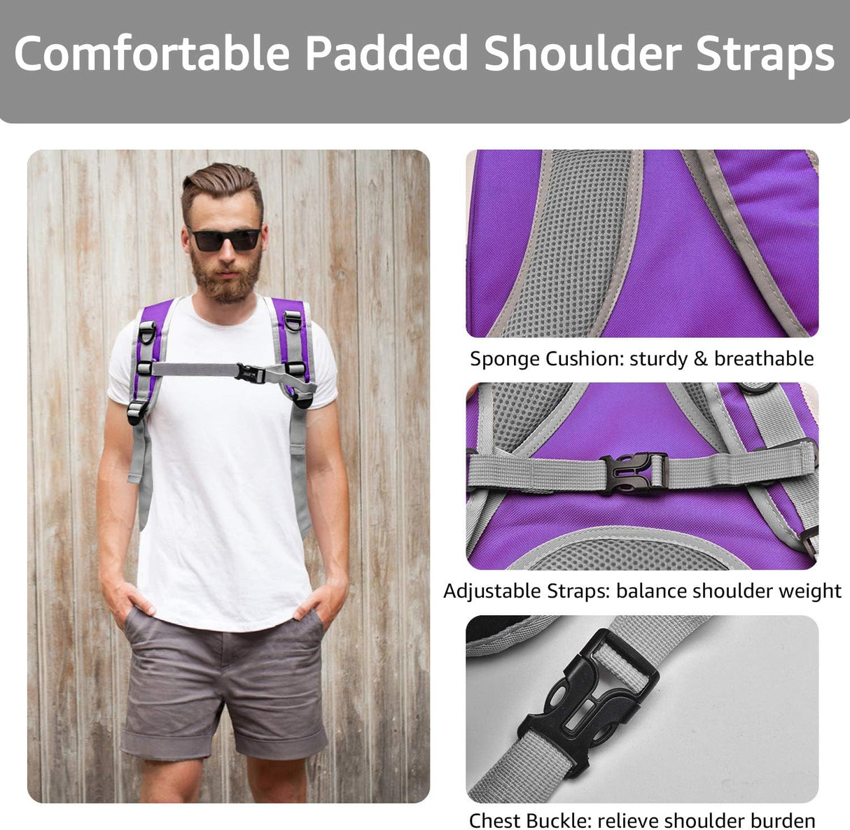 Mochila con capsula espacial para transportar gatos lila