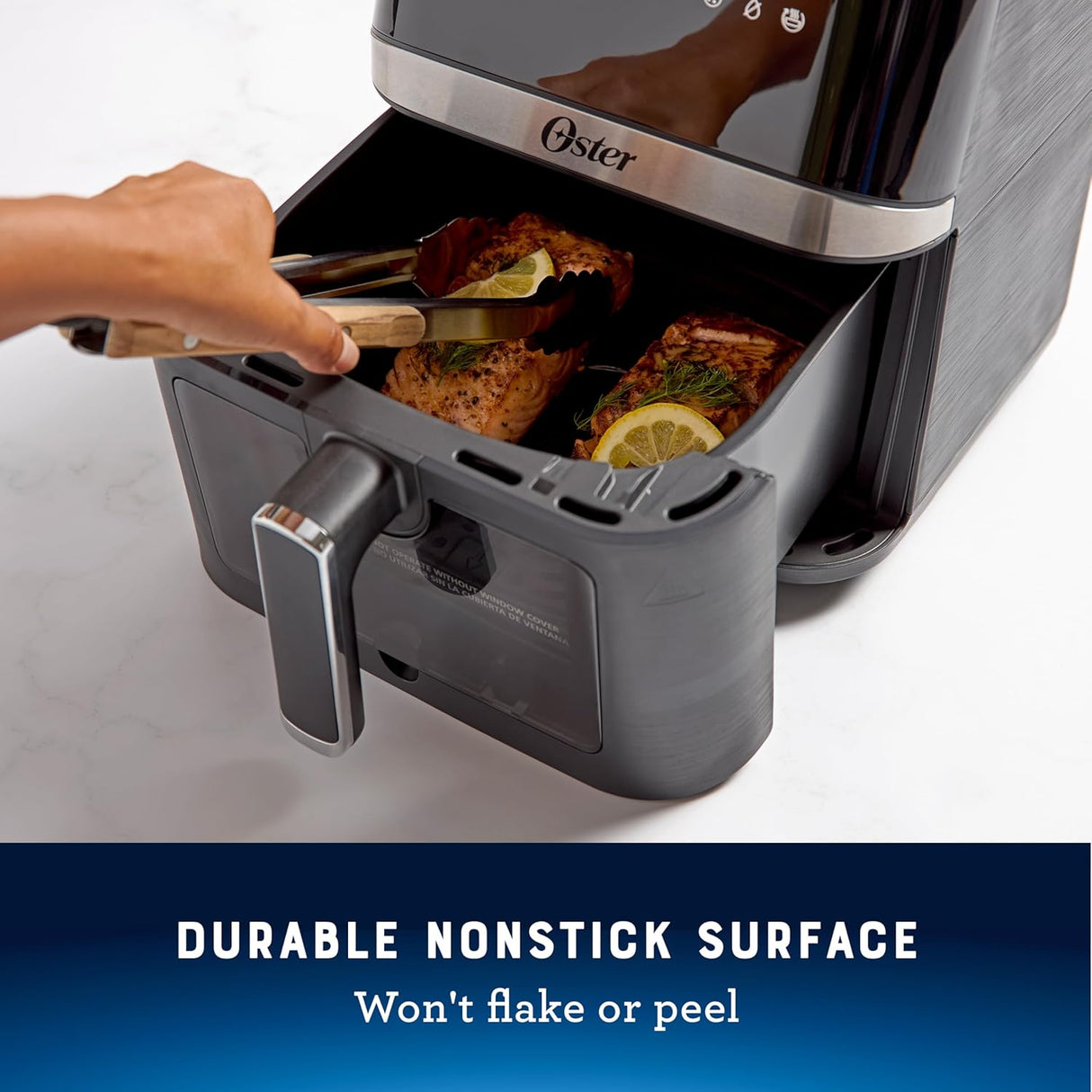Freidora de Aire Oster, 6 Cuartos, Digital con Ventana