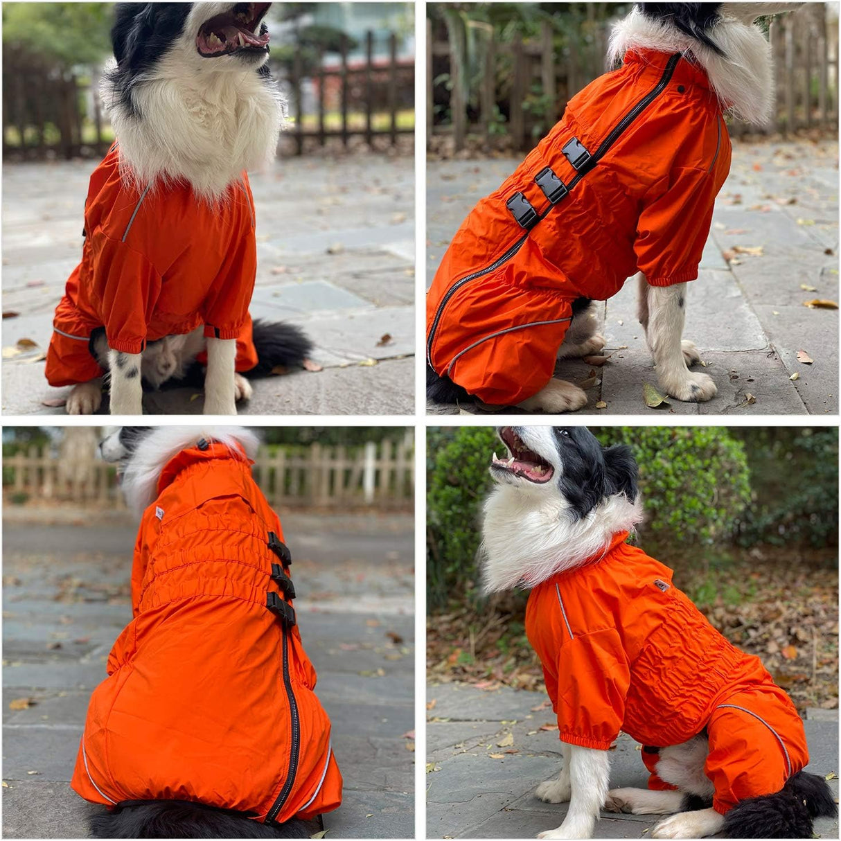 Chaqueta impermeable para perros, ligero, reflectante, XXL