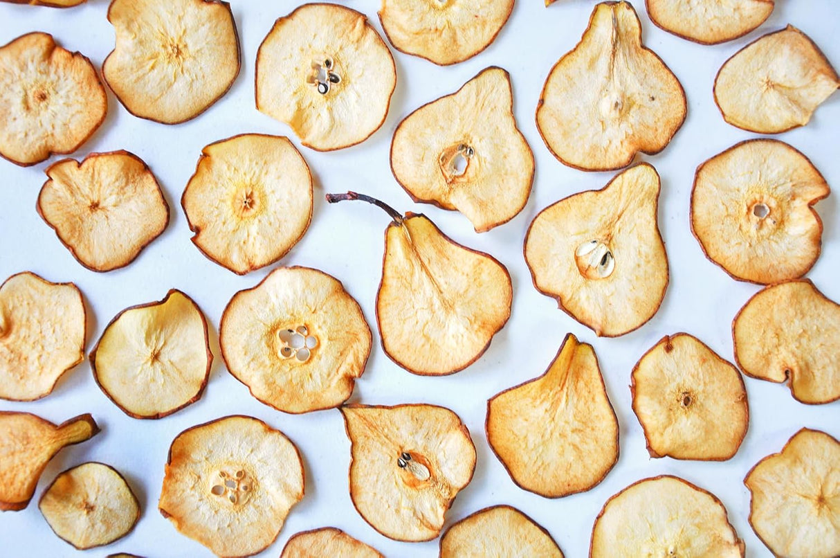 Rodajas de Pera Deshidratada BlueHenry - Vegano, Natural, 3oz