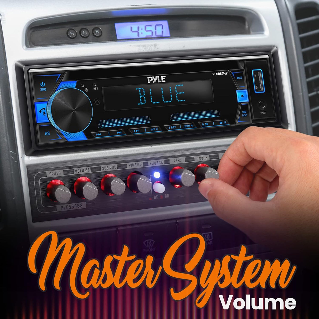 Ecualizador gráfico de 5 bandas con volumen PYLE PLE550BS
