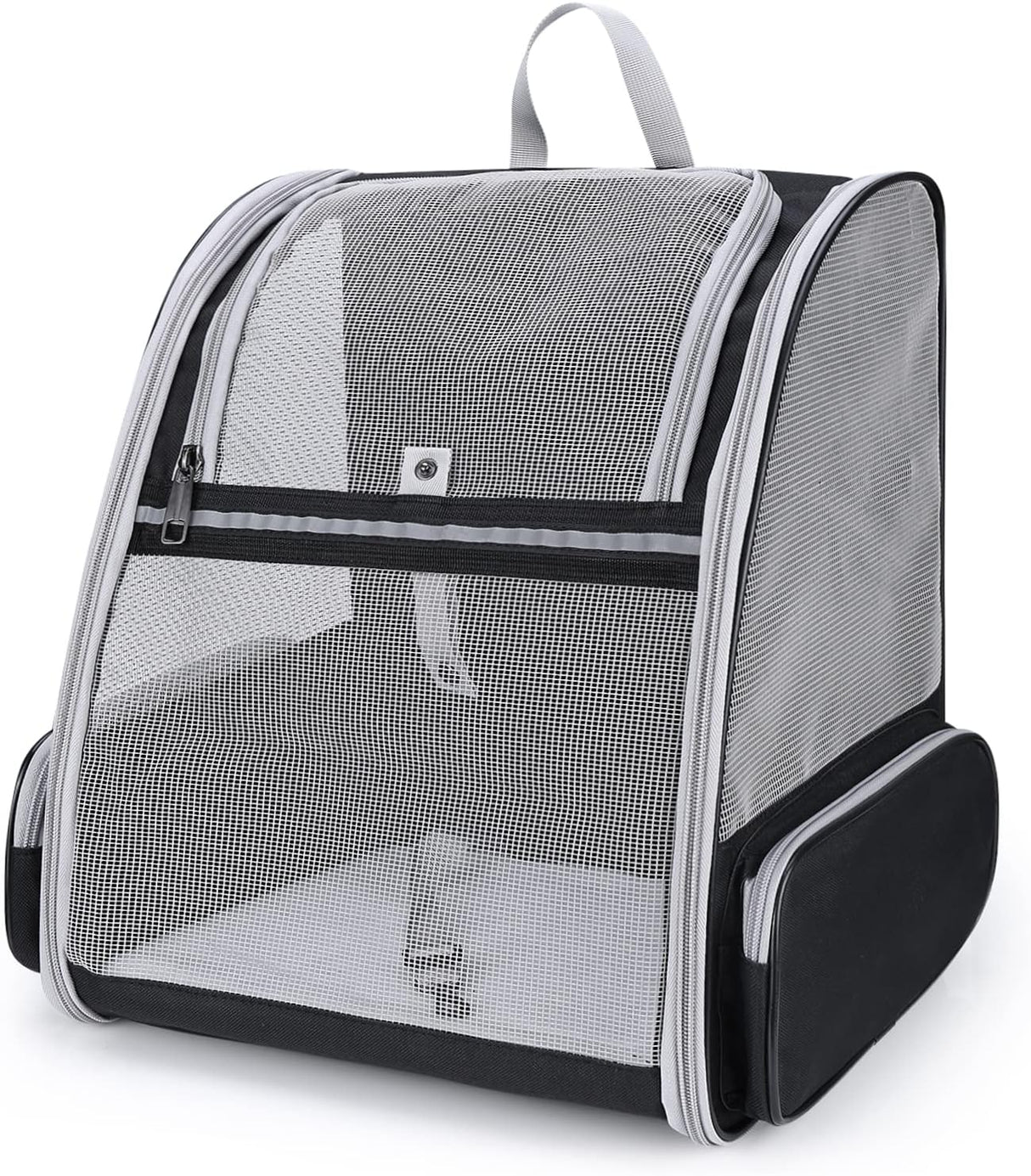 Mochila para mascotas para gatos malla totalmente ventilada