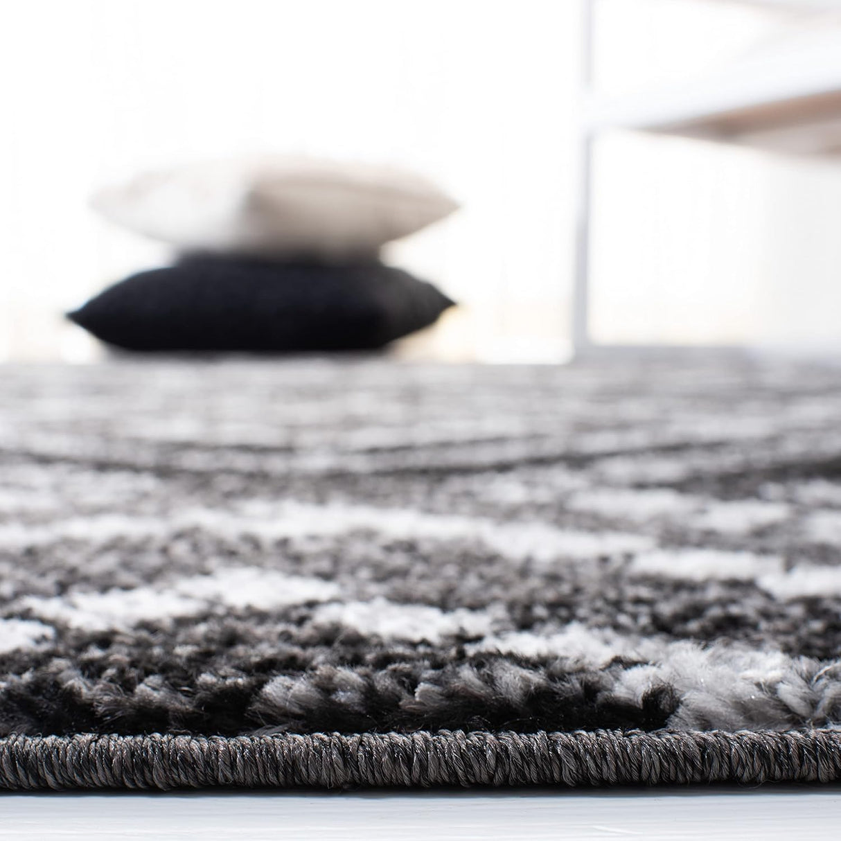 Alfombra Acento Moderna, Diseño Desgastado, ADR131A