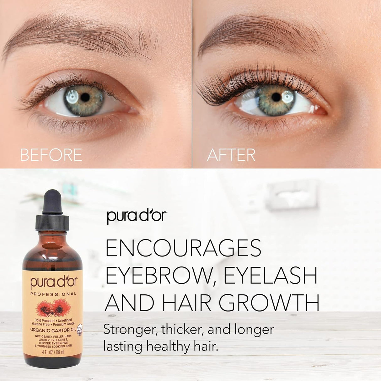 Cuidado Facial Aceite de ricino orgánico