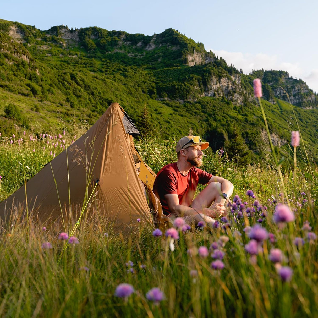 Tienda de campaña ultraligera Night Cat 1 persona, 2 lbs, waterproof