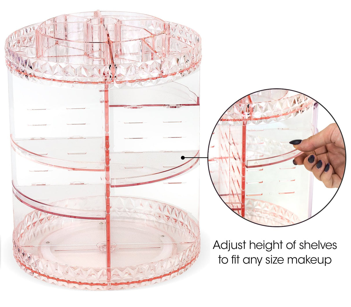 Organizador de maquillaje giratorio Sorbus almacenamiento