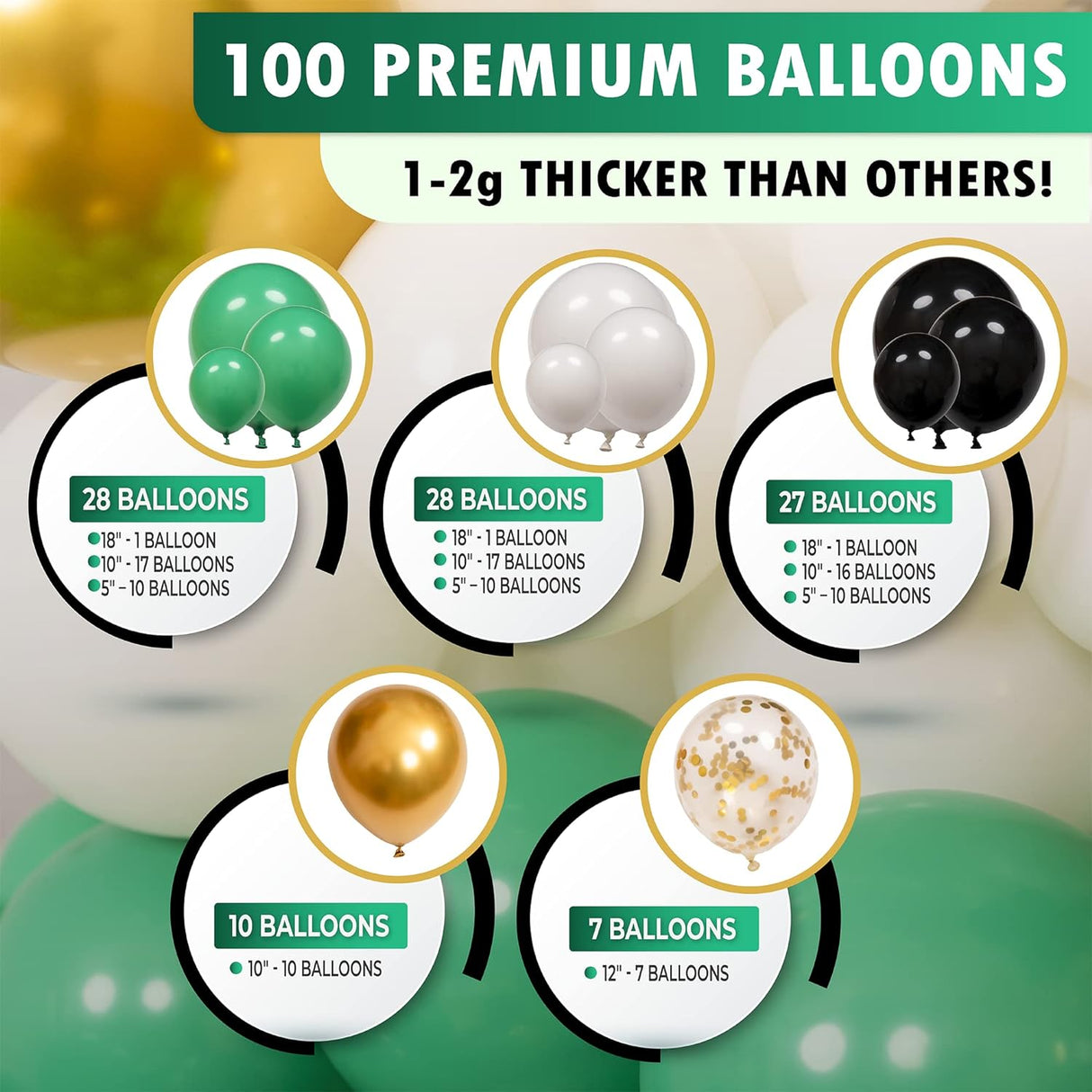 Kit de Guirnalda y Arco de Globos para Fiestas y Eventos