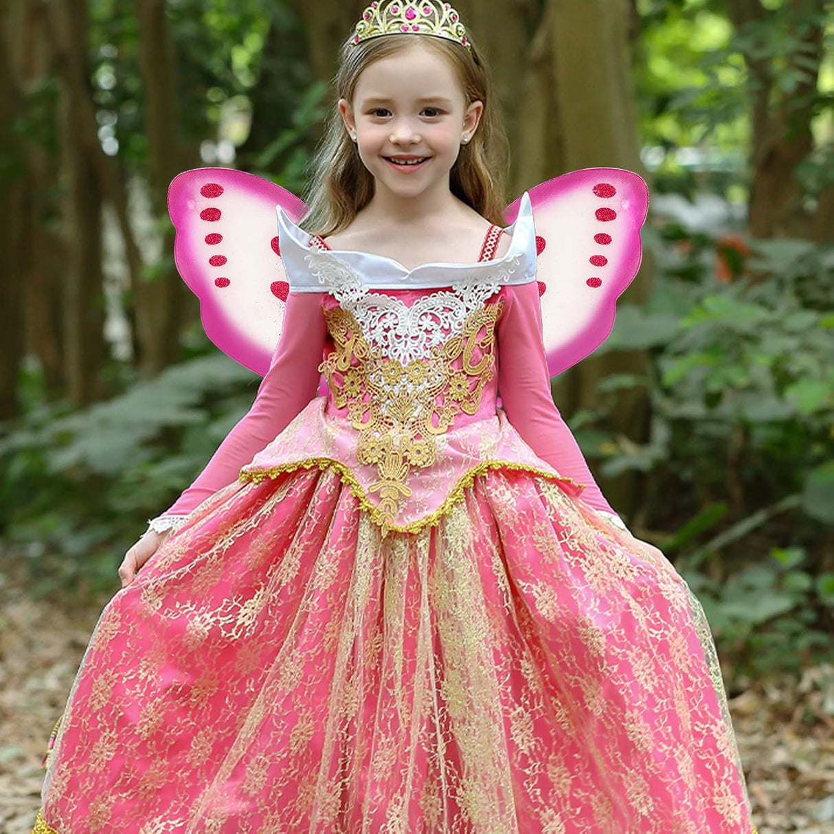 Disfraces de Alas de hada de mariposa alas de ángel rosada