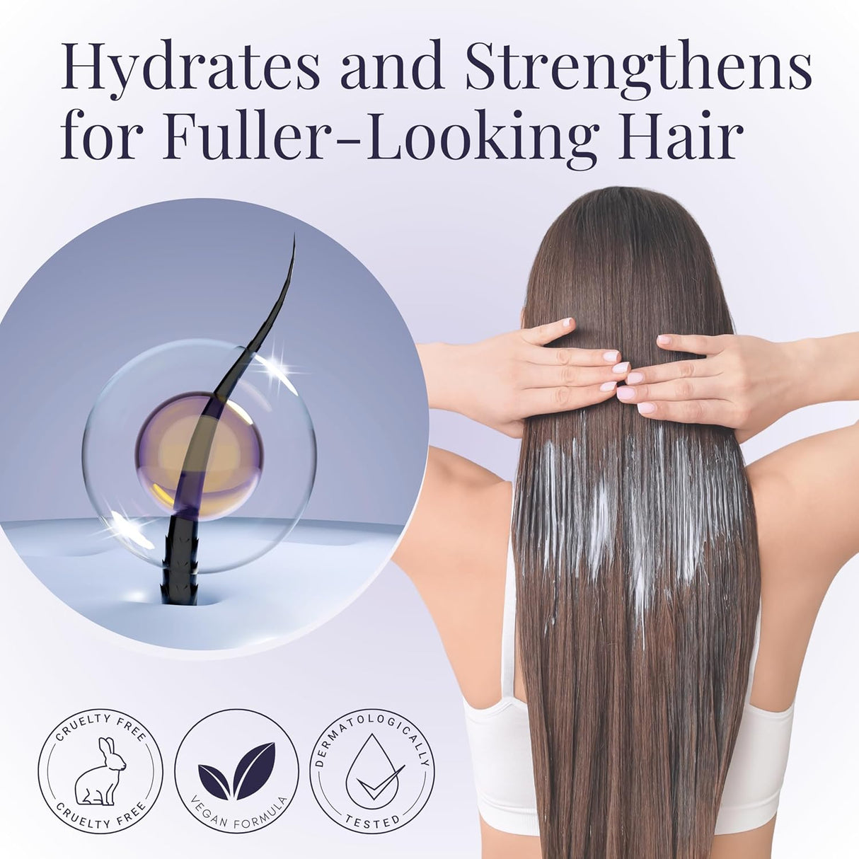 MONAT Acondicionador vegano para adelgazar el cabello.