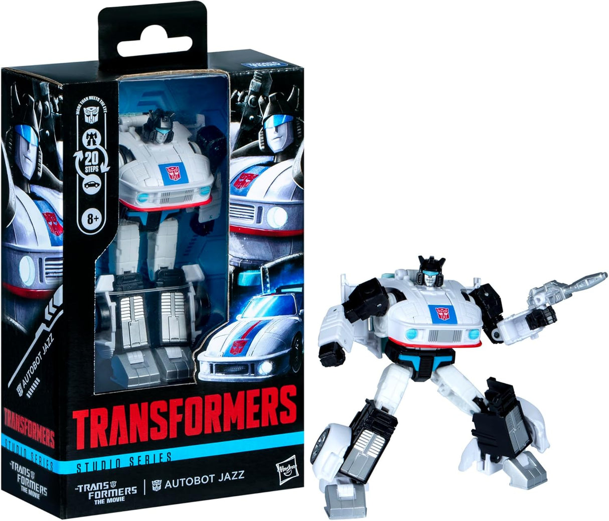 Figurita Autobot Jazz, Transformers, 4.5 Transformable, SS Deluxe