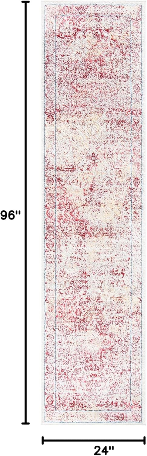 Alfombra corredor medallón desgastado BNT832C para sala