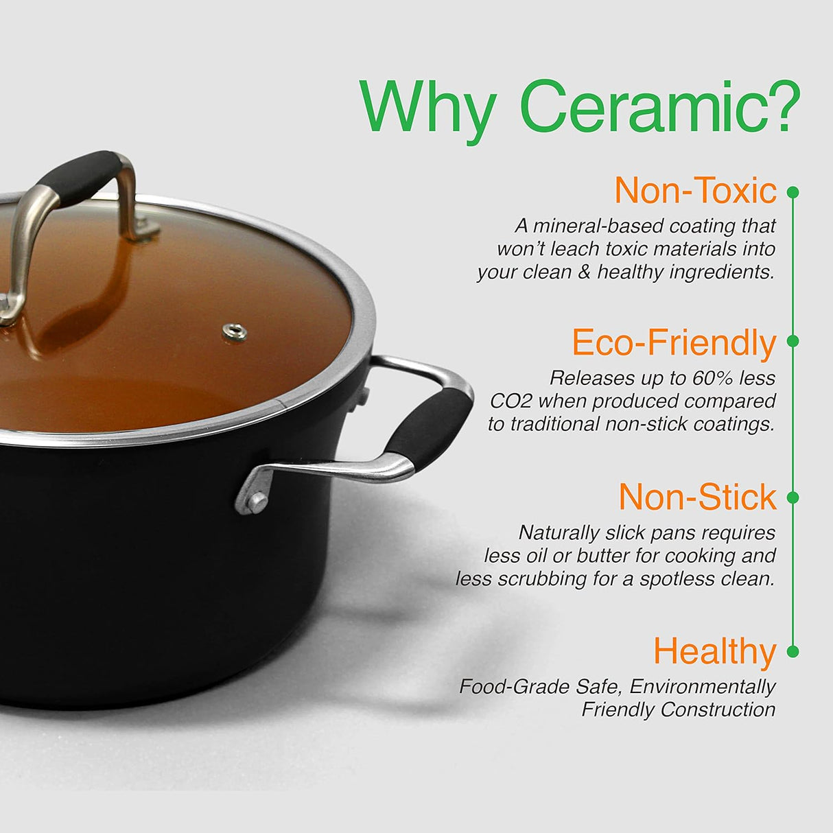 Juegos de Ollas de cocina de lujo NUTRICHEF NCCWALN14.5