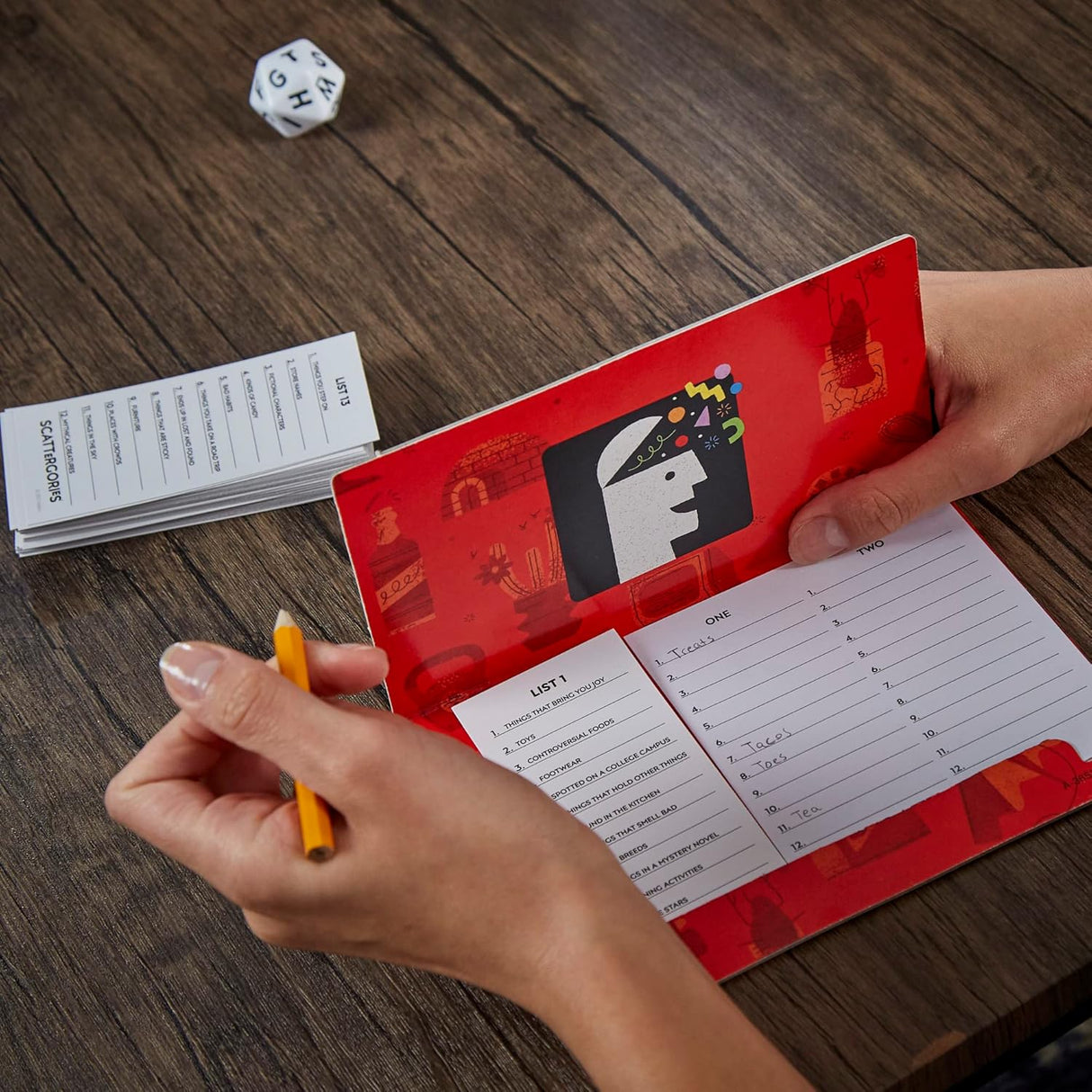 Juego de Scattergories de Hasbro, para 2+ jugadores, clásico