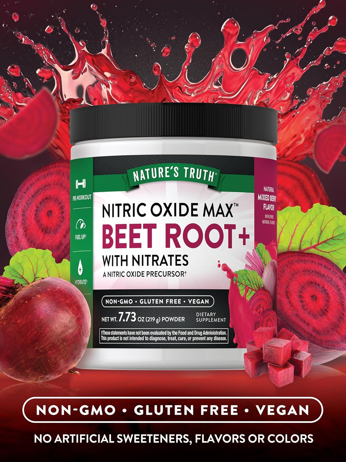 Suplemento de óxido nítrico Polvo de raíz de remolacha