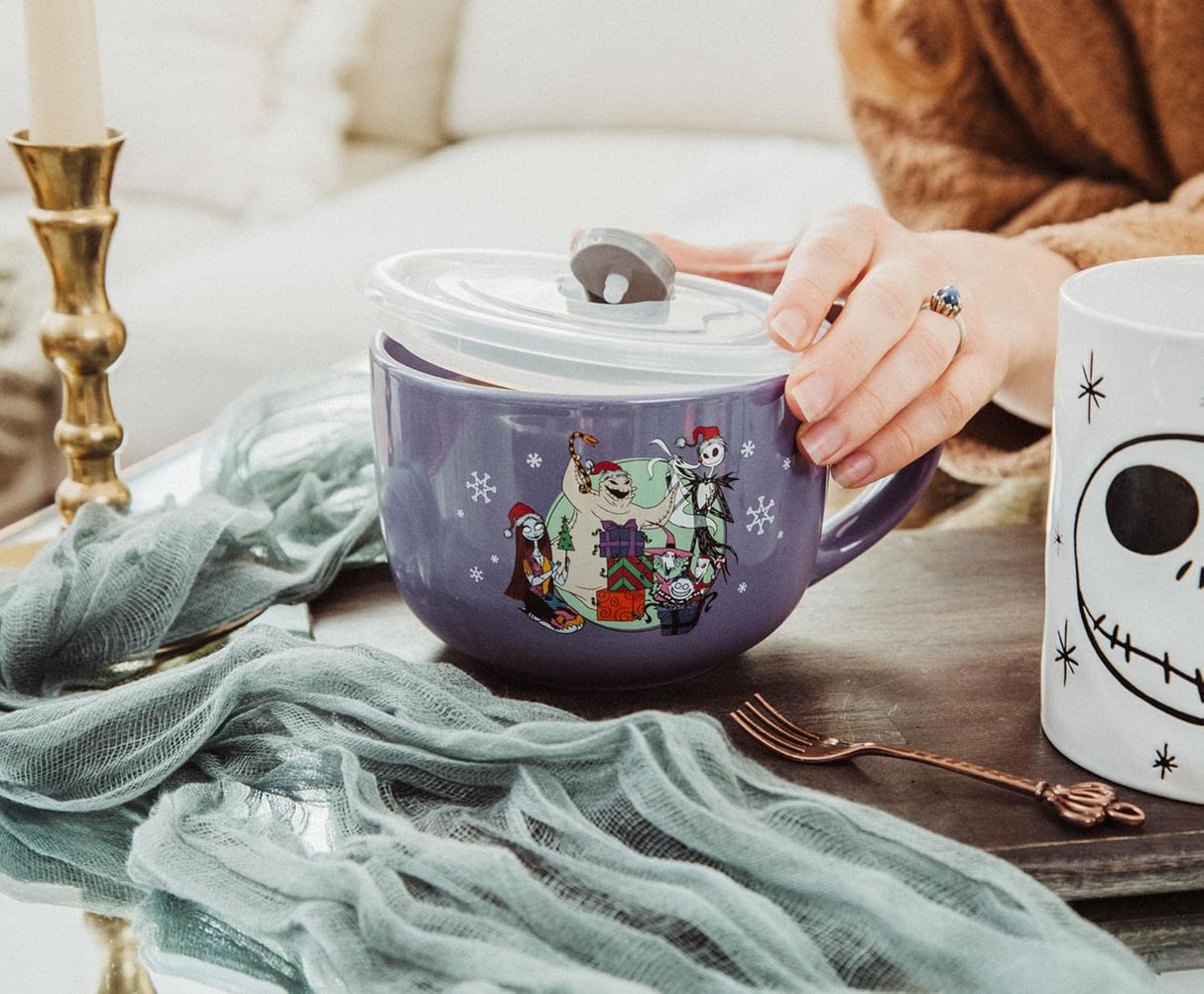 Tazón de sopa Cerámico Disney Pesadilla Antes de Navidad 24 oz