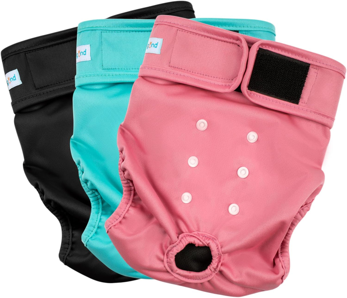 Paw Legend - Pañales reutilizables para perro hembra, 3 unidades