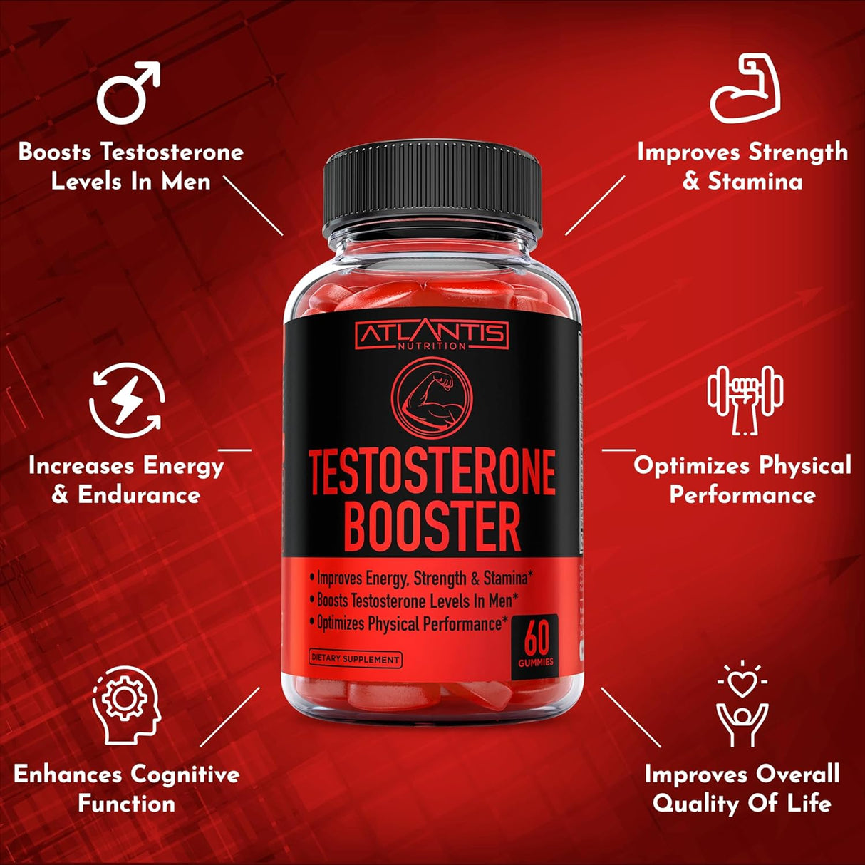 Suplementos optimiza el rendimiento físico Atlantis Nutrition