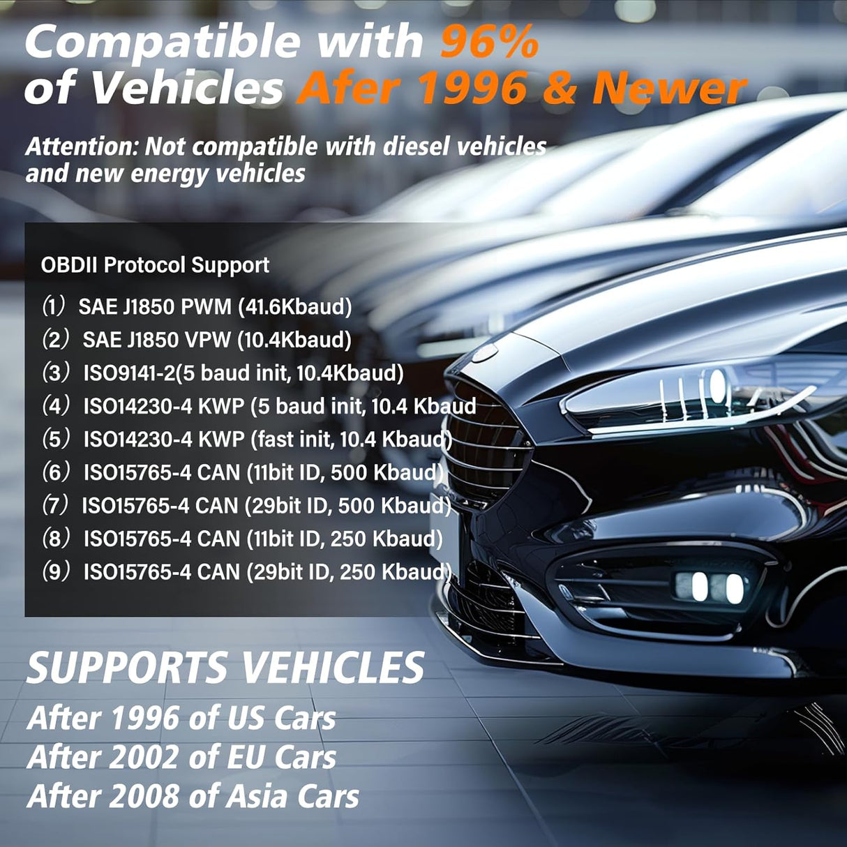 Escáner OBD2 ZMOON ZM301, Herramienta de Diagnóstico Automotriz