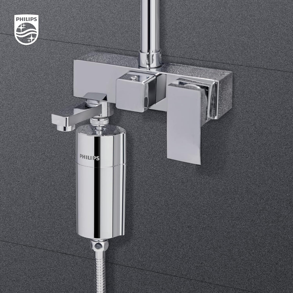 Filtro de Ducha Philips 3 Etapas, Reduce Cloro y Impurezas