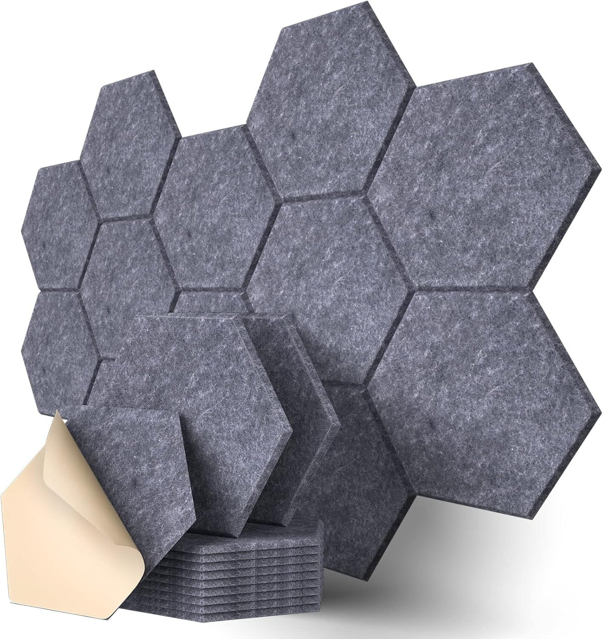 Paneles Acústicos Autoadhesivos 12 X 10 - Alta Densidad