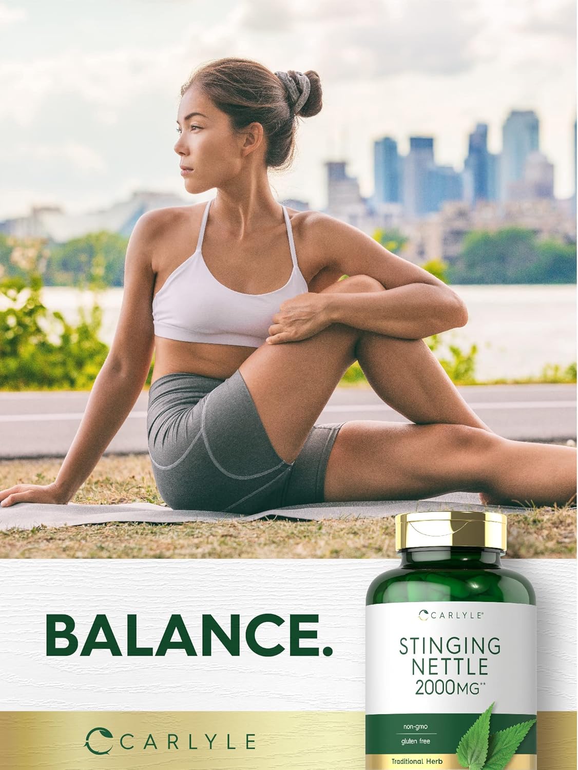 Extracto de Ortiga Carlyle 2000mg | 300 Cápsulas Non-GMO