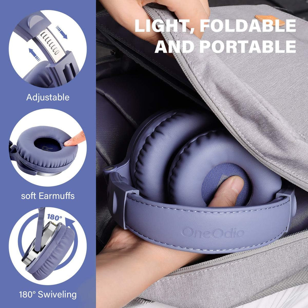 Auriculares OneOdio para estudio, 50mm, jack 1/4 a 3.5mm