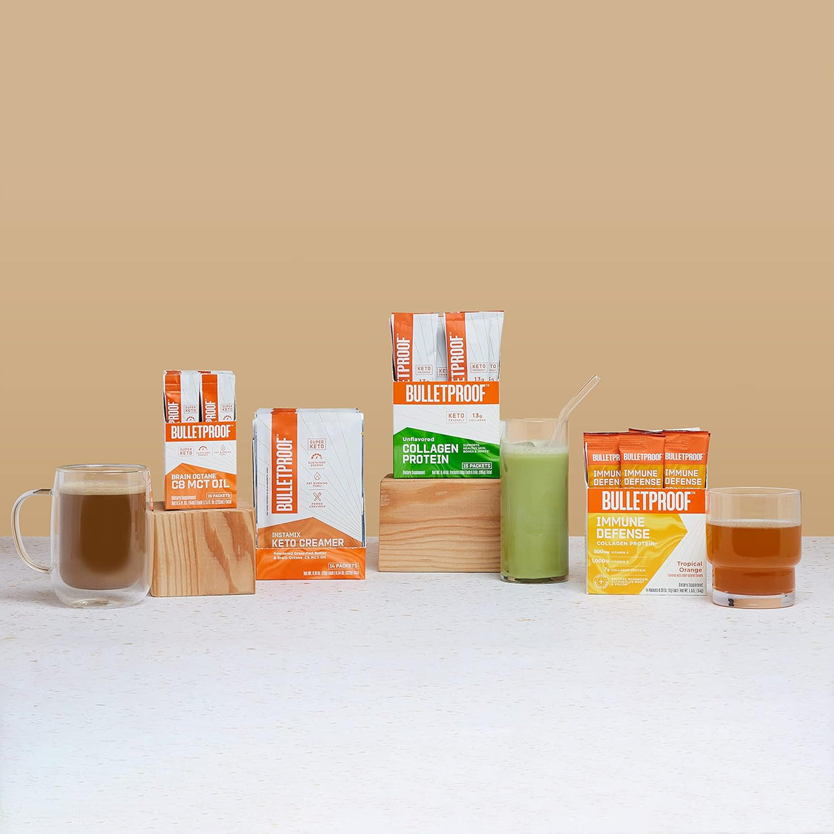 Suplementos Alimenticios Aceite de una sola porción de cocos